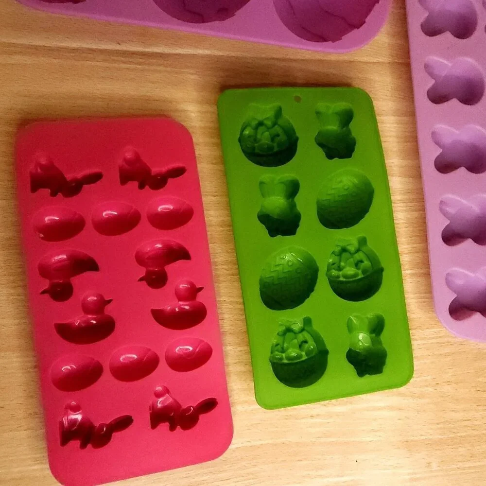 Easter Silicone Baking Molds Lot